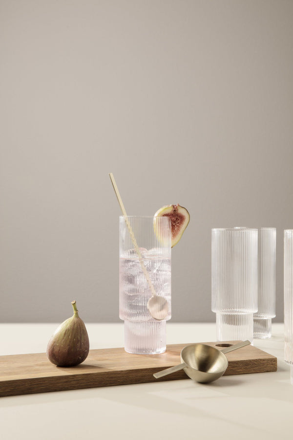 Ferm Living Ripple Glass Long Glass 