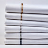 Ann Gish Cotton Sheet Set w/ Charmeuse Trim
