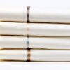 Ann Gish Cotton Sheet Set w/ Charmeuse Trim