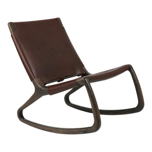 Mater Rocker Chair Whiskey Leather 