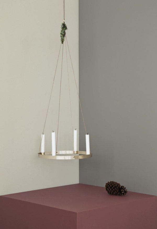 Ferm Living Circle Candle Holder Small Black 