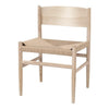 Mater Nestor Dining Chair Oak - Matt Lacquered Natural Paper Cord 