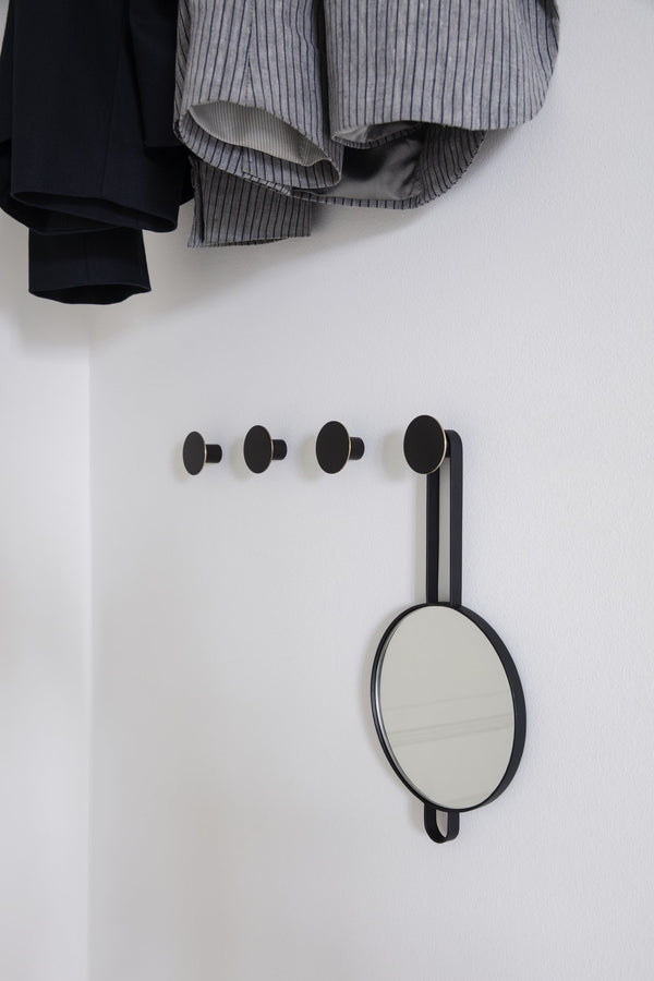 Ferm Living Poise Hand Mirror Black 