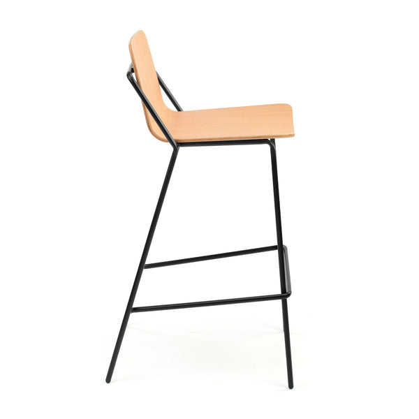 M.A.D. Sling Bar Stool Walnut / Black 