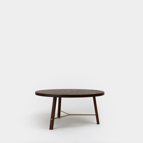Another Country Coffee Table Two Ash Top / Walnut Base 