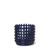 Ferm Living Ceramic Basket Small Blue 