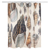 Siren Song Conch Shell Shower Curtain