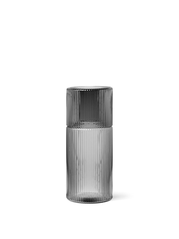 Ferm Living Ripple Carafe Set Glass 