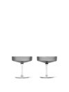 Ferm Living Ripple Champagne Saucers - Set of 2