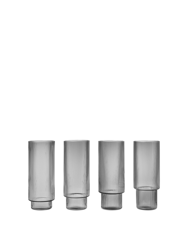 Ferm Living Ripple Glass Long Glass 