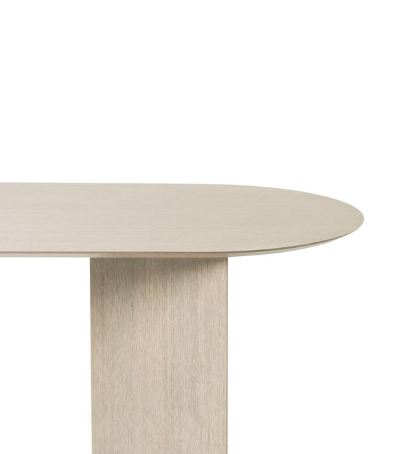 Ferm Living Mingle Table Top - Oval 220cm Black Veneer 