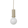 Ferm Living Socket Pendant Low Cashmere 