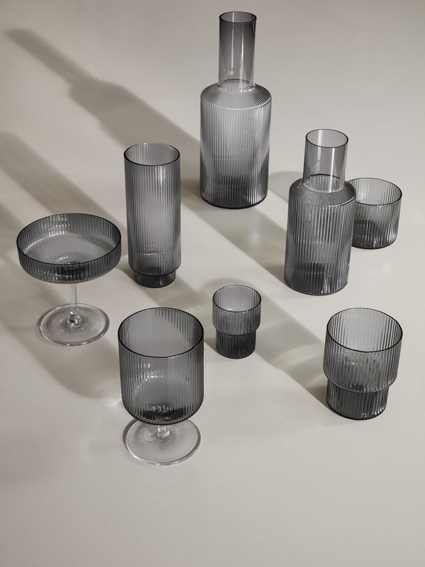 Ferm Living Small Ripple Glass - Set of 4