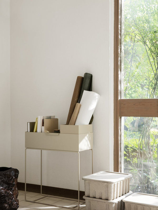 Ferm Living Tuck Vase Red Brown 