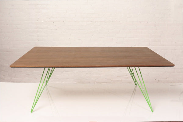Tronk Williams Coffee Table - Rectangular Thin Maple Blood Red