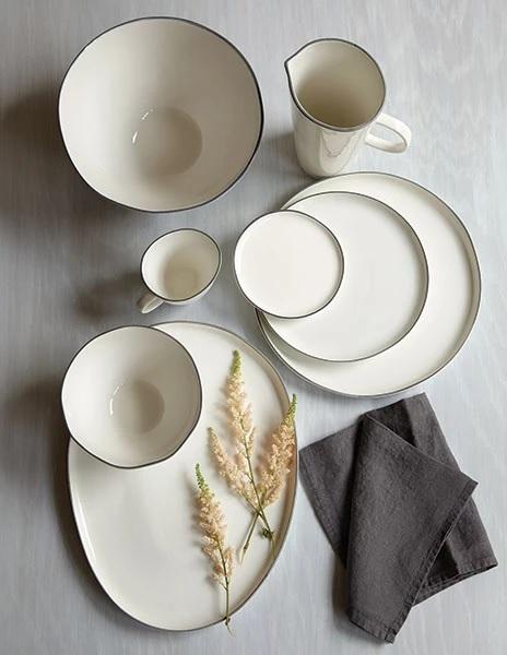 Canvas Home Abbesses Mug - Set of 4 Blue 
