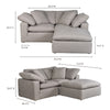 Moe's Terra Condo Nook Modular Sectional