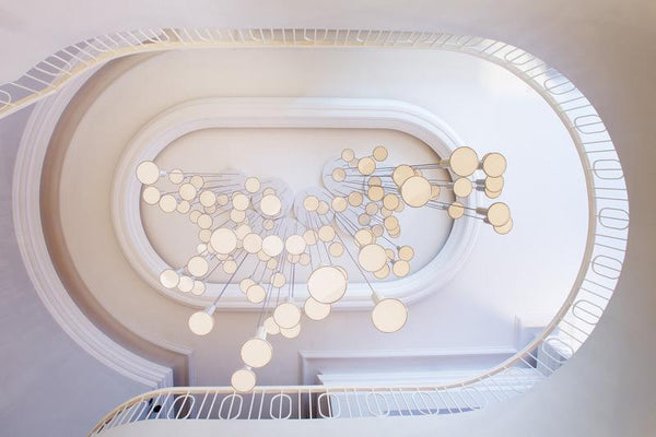 Pablo Cielo Thirteen Chandelier HB White 