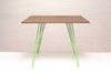 Tronk Williams Dining Table - Square Small Walnut Green