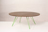 Tronk Williams Coffee Table - Oval Large Walnut Green