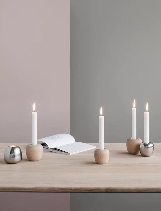 Stelton Ora Candleholder - Beechwood