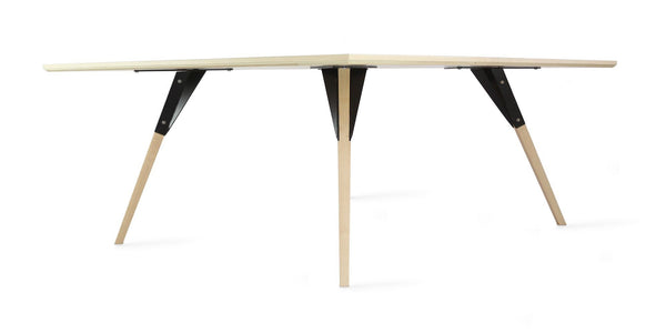 Tronk Clarke Coffee Table - Rectangular Small Walnut Black