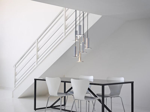 Pablo Cielo Seven Chandelier HB White 