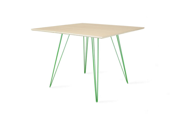 Tronk Williams Dining Table - Square Small Maple Blood Red