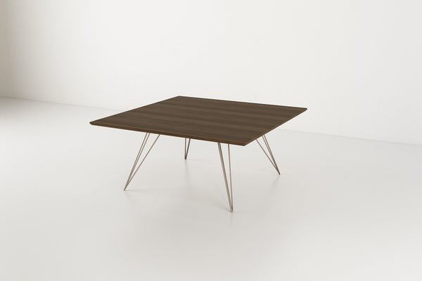 Tronk Williams Coffee Table - Square Small Maple Blood Red