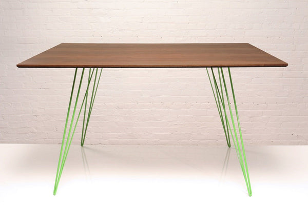 Tronk Williams Dining Table - Rectangular Small Maple Blood Red