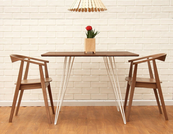 Tronk Williams Dining Table - Square Small Maple Blood Red