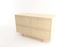 Tronk Chapman Small Storage Dresser Maple Pink 