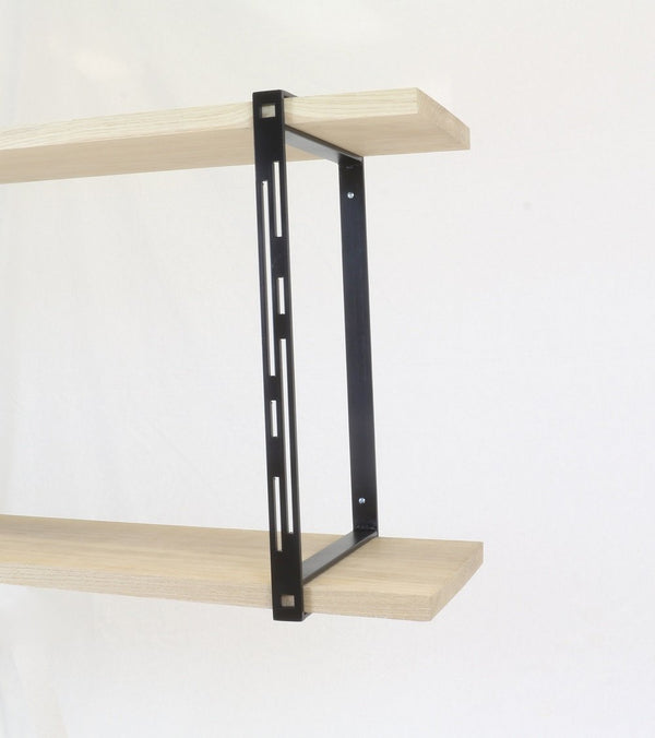 Tronk Evans Shelving System Bracket Small Single Black 