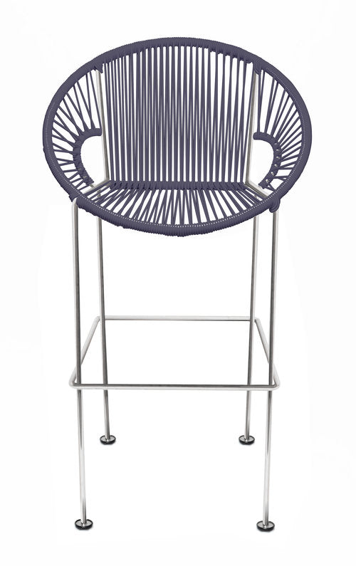 Innit Puerto Bar Height Stool - Chrome Frame