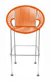 Innit Puerto Bar Height Stool - Chrome Frame