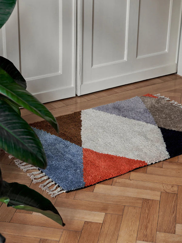 Ferm Living Harlequin Knotted Rug