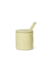Ferm Living Flow Jam Jar with Spoon Yellow 