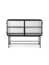 Ferm Living Haze Sideboard Reeded Glass / Black 