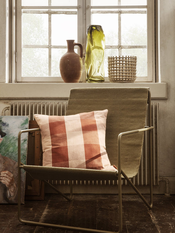 Ferm Living Grand Cushion - Rose & Rust