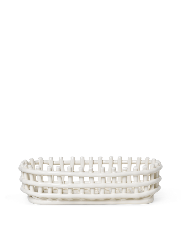 Ferm Living Ceramic Basket - Oval