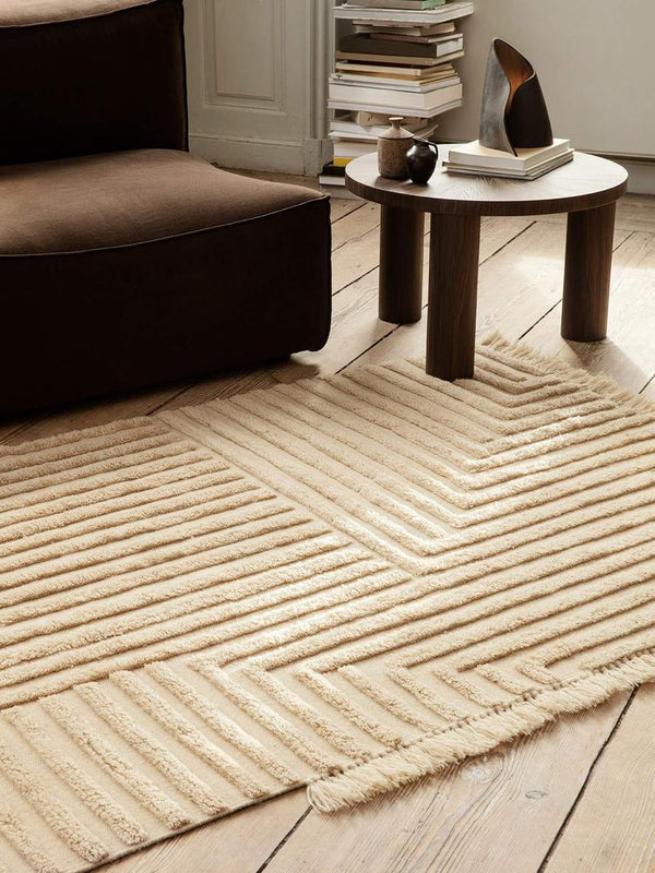 Ferm Living Crease Wool Rug