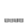 Ferm Living Ripple Low Glasses - Set of 4