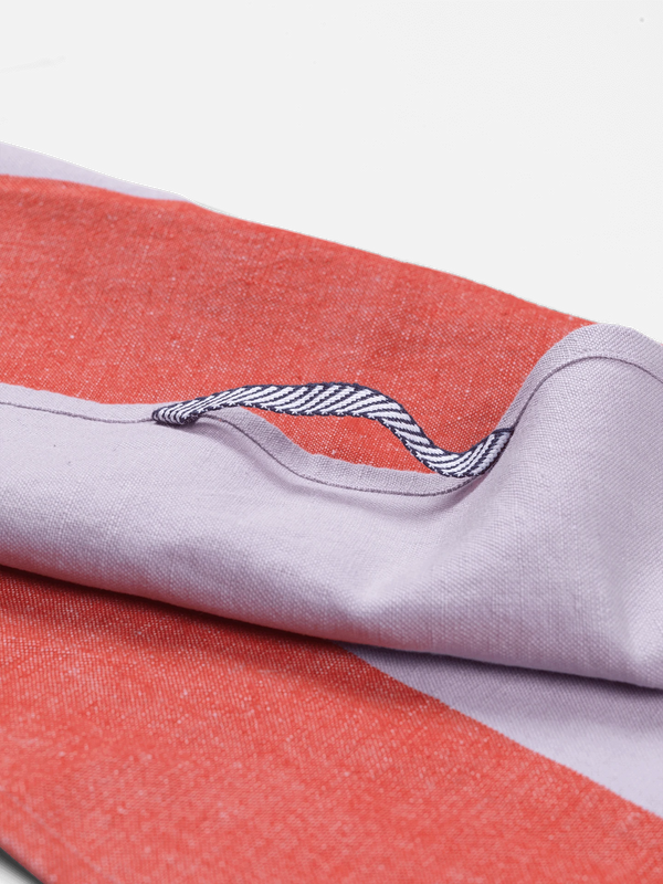 Ferm Living Hale Tea Towel -  Red & Lilac