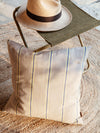 Ferm Living Grand Cushion - Oyster, Lemon & Bright Blue