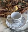 Pillivuyt Brasserie Breakfast Cup & Saucer - Set of 4