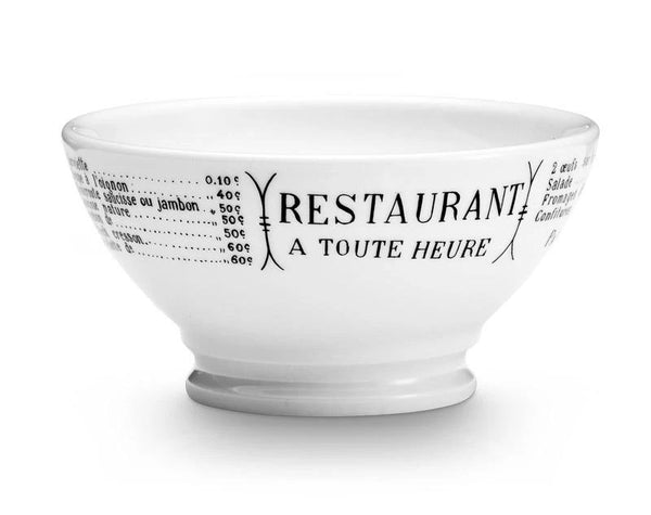 Pillivuyt Brasserie Cafe au Lait Bowl - Set of 4