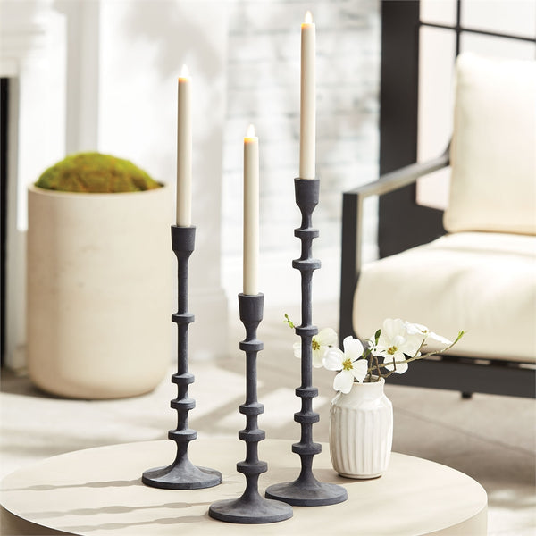 Napa Home & Garden Abacus Taper Candle Holders - Set of 3