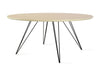 Tronk Williams Coffee Table - Circular Small Maple Black
