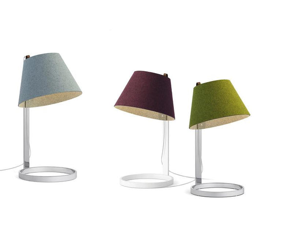 Pablo Lana Mini Table Lamp White Stone/Grey 
