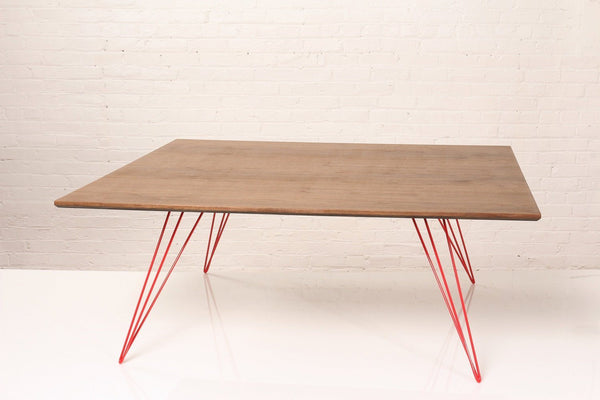 Tronk Williams Coffee Table - Square Small Maple Blood Red
